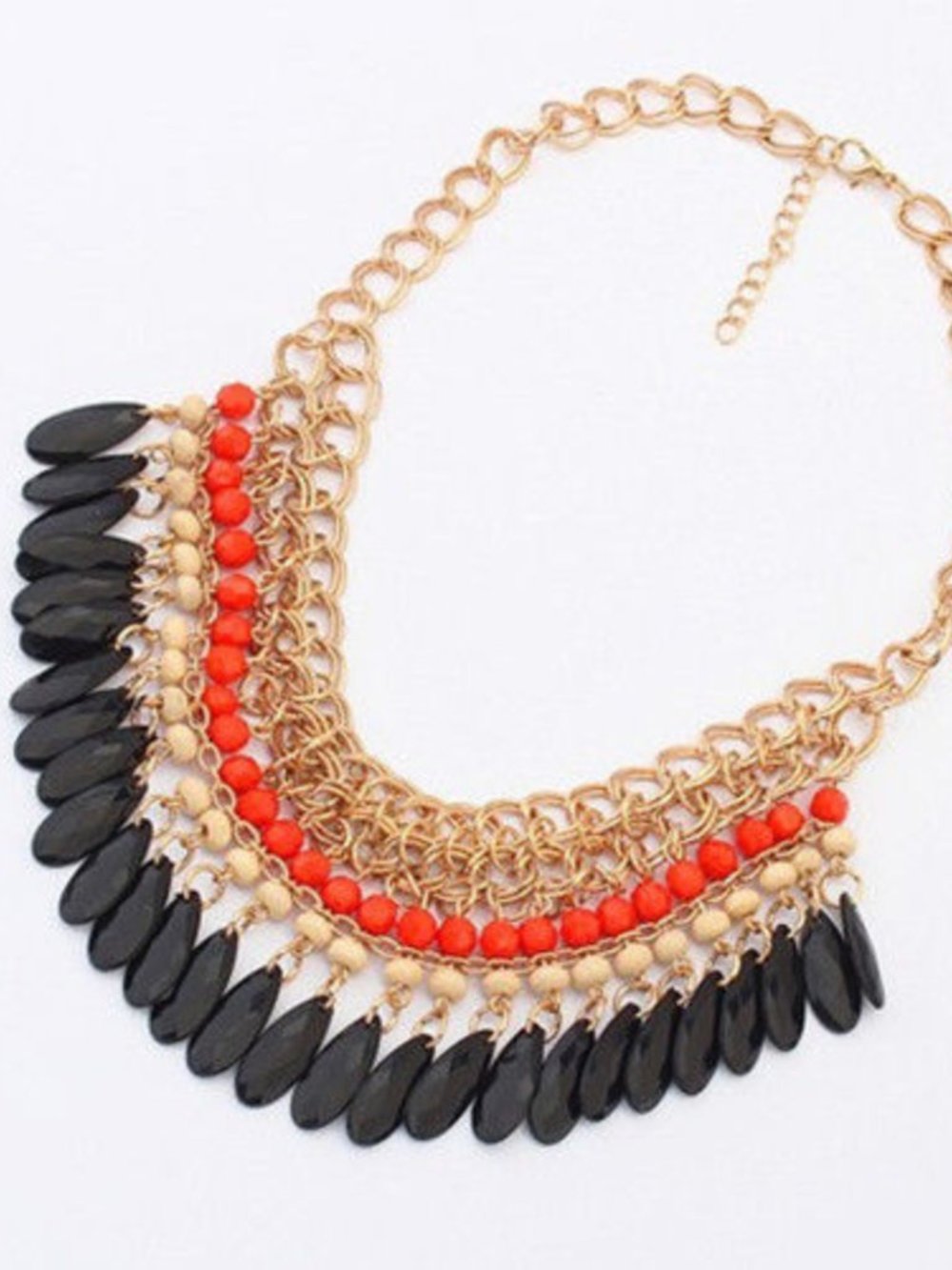 ** BRAND NEW ** BEAUTIFUL LAYERED STATEMENT DROP NECKLACE